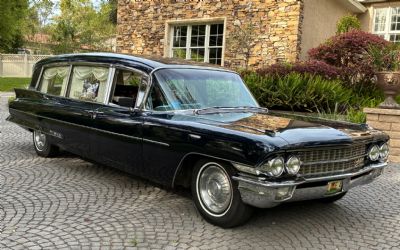 Photo of a 1962 Cadillac Superior Royale Model Hearse-Style Funeral Coach One Of 127 Built for sale