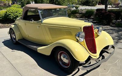 Photo of a 1934 Ford Full Fender Convertible Roadster for sale