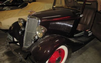 Photo of a 1934 Ford Cabriolet Model 40 2 Owner 4,100 Miles Original for sale