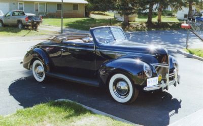 Photo of a 1939 Ford Convertible Coupe for sale