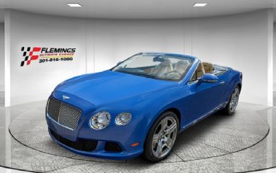 2012 Bentley Continental GTC Convertible 