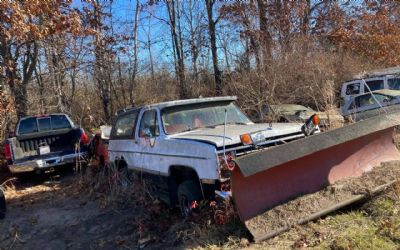 Photo of a 1985 Chevrolet Blazer Silverado 2DR 4WD SUV for sale