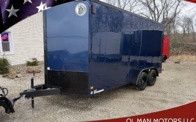 2026 Darkhorse Cargo 7X16 W/ Blackout PKG. 7000 GVW