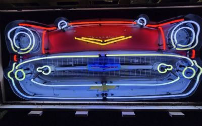 Photo of a 1957 Chevrolet Bel Air Neon Sign for sale