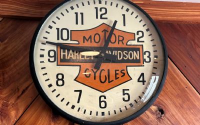 Photo of a Harley Davidson Clock for sale