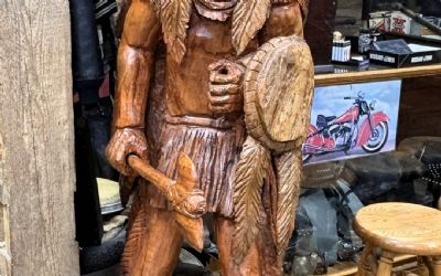 Photo of a American Indian Wood Sculpture for sale