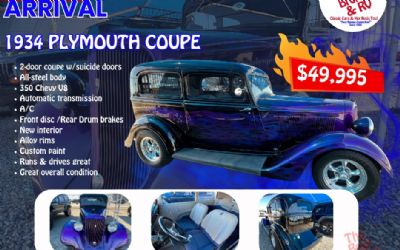 Photo of a 1934 Plymouth 2DR Coupe for sale