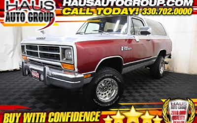 Photo of a 1989 Dodge Ramcharger 150 for sale
