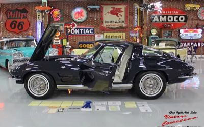 Photo of a 1964 Chevrolet Corvette Coupe Daytona Blue White Interior 365HP Top Flight “just IN” for sale