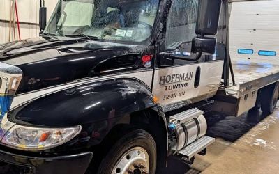 Photo of a 2023 International MV607 Extended Cab 2-CAR Rollback for sale