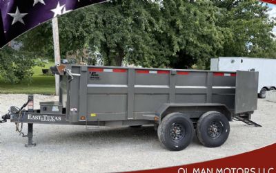 Photo of a 2026 East Texas 7 X 14 Dump W/ Tarp - Used -14K GVW for sale