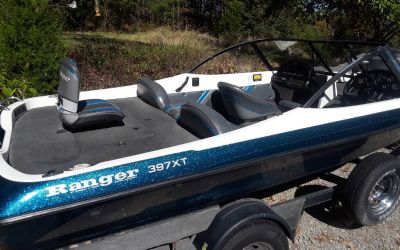 1997 Ranger 397XT Fish & SKI 19' 150 HP Evinrude 150 Hours Two Owner