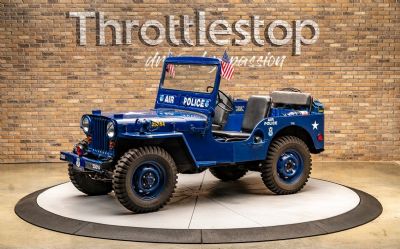 Photo of a 1951 Willys Jeep Usaf ""air Poli 1951 Willys Jeep Usaf ""air Police"" for sale