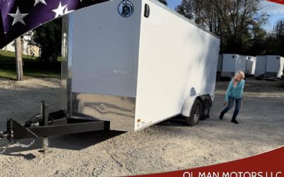 Photo of a 2027 Darkhorse Cargo 7 X 16 1500 Series W/ EXT. Tongue & DBL. Rear Doors-10k GVW for sale