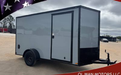 Photo of a 2027 Titanium Cargo 6 X 12 Polar Silver W/ Blackout PKG. for sale