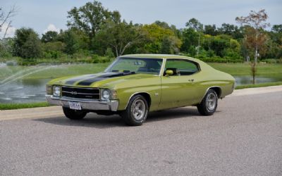 1971 Chevrolet Chevelle SS LS5 454, 4 Speed, Build Sheet