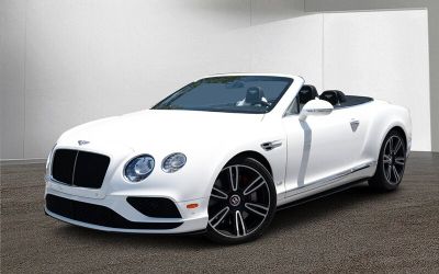 2017 Bentley Continental GT V8 S Convertible